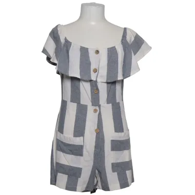 Jumpsuit (Blue, White) from Maia Hemera Cotton, Linen, Polyester