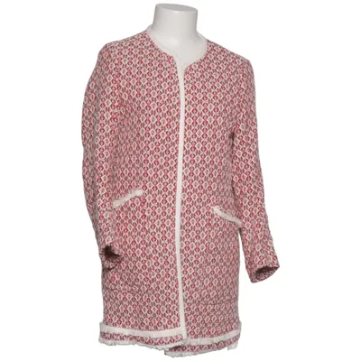 Manteau (Rouge, Blanc) de Zara Basic Polyester