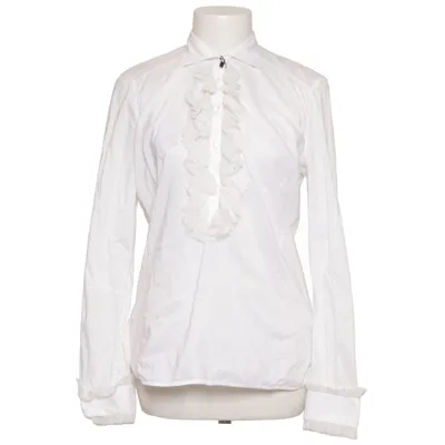 Blouse (Wit) van Ermanno Scervino Elastaan, Nylon, Zijde
