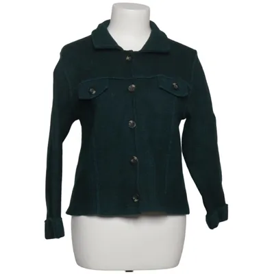 Jacka (Grön) från Knitwear Elastan, Merinoull