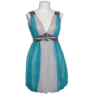 Cocktail dress (Turquoise, White, Gray) from Lipsy London Polyester