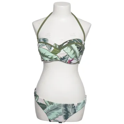 Bikini (Grøn, Hvid) fra Seafolly Elastan, Polyamid