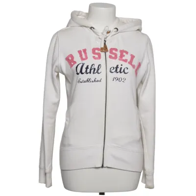 Huvtröja (Vit) från Russell Athletic Bomull, Polyester