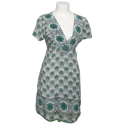 Dress (Blue, Green, White, Black, Multicolored) from Uttam London Silk