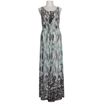Maxikjole (Sort, Hvid, Turkis) fra Airisa Elastan, Polyester