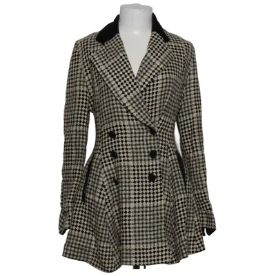 Manteau (Noir, Blanc, Multicolore) de Bestini Polyamide, Viscose, Laine