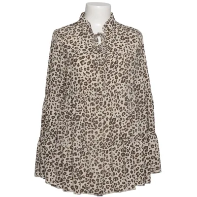 Blouse (Beige, Brown) from Fullah Sugah Elastane, Polyester