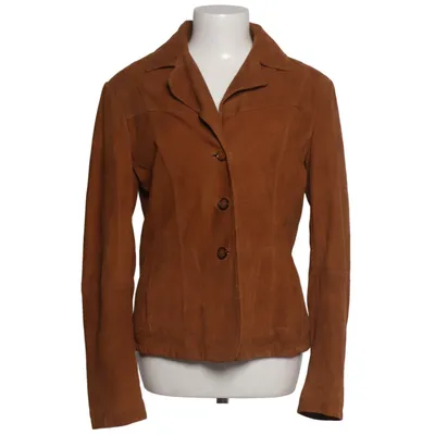 Leather blazer (Brown) from Designers Leather, Polyester