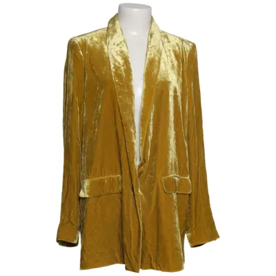 Kavaj (Gul) från Mango Suit Polyester, Silke, Viskos