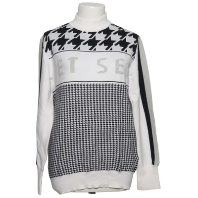 Pul à col roulé (Noir, Blanc, Gris) de Jet Set Cachemire, Polyamide, Viscose, Laine
