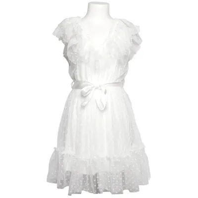 Jurk (Wit) van Moda Italia Elastaan, Polyester, Viscose