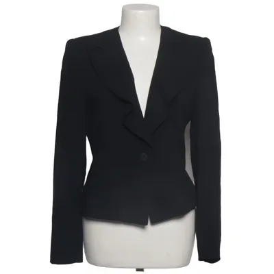 Blazer (Black) from Giorgio Armani Silk, Wool
