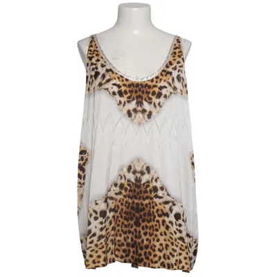 Top (White, Multicolored) from Just Cavalli Polyester, Viscose