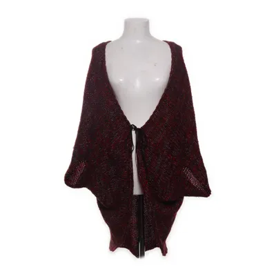 Cardigan (Rød, Flerfarvet) fra IKKS Akryl, Alpacauld, Læder, Mohair, Polyamid