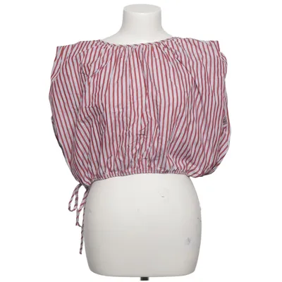 Bluse (Rød, Hvid) fra Zara Bomuld