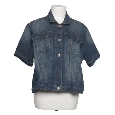 Denimjakke (Blå) fra Sheego Bomuld, Elastan