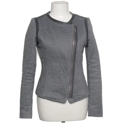 Biker jacket (Gray) from Classic Tricot Cotton, Polyester