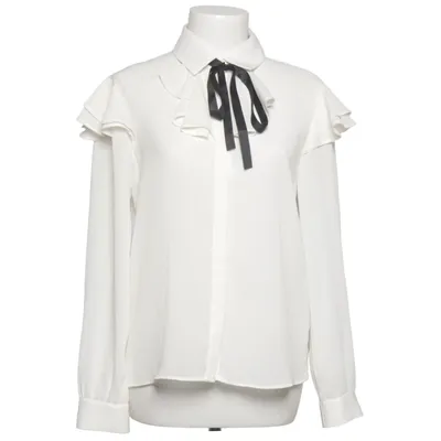 Blouse (White) from Zara Basic Polyester