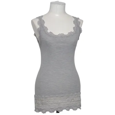 Topp (Grå) från Rosemunde Bomull, Silke