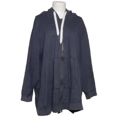 Huvtröja (Blå) från Sheego Casual Pälsimitation, Polyester