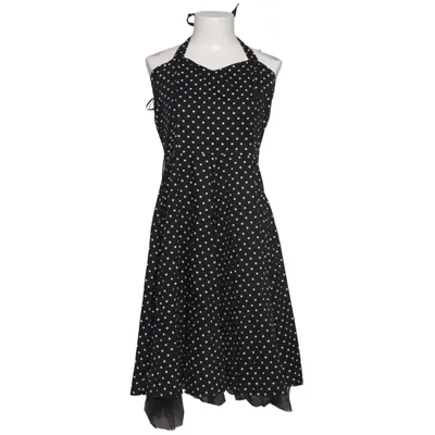 Halterneck dress (Black, White) from H&R Cotton, Elastane