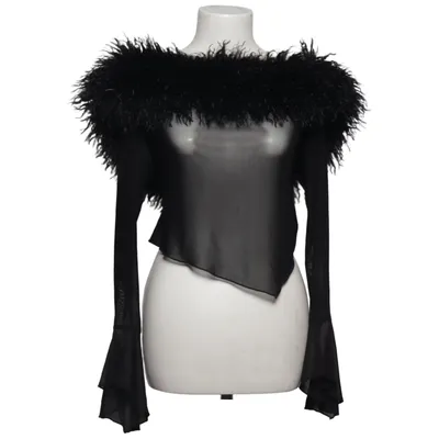 Crop top (Svart) från Current Mood Elastan, Polyester