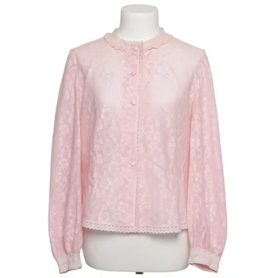 Blouse (Pink) from Hanro Polyester, Wool
