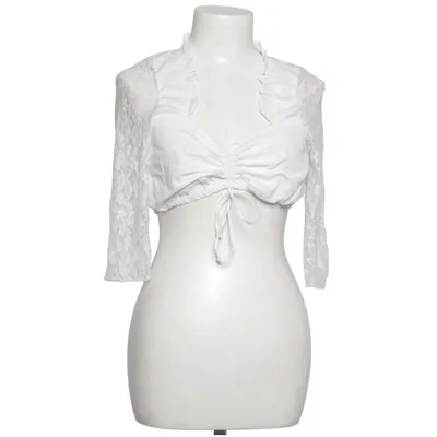 Dirndl blouse (White) from Alpin Cotton, Elastane, Polyester