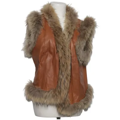 Leather vest (Brown) from Patago Polyester