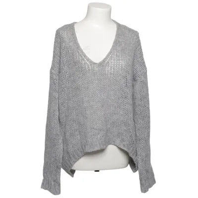Sweater (Gray) from Lindsay Moda Acrylic, Mohair, Polyamide, Wool