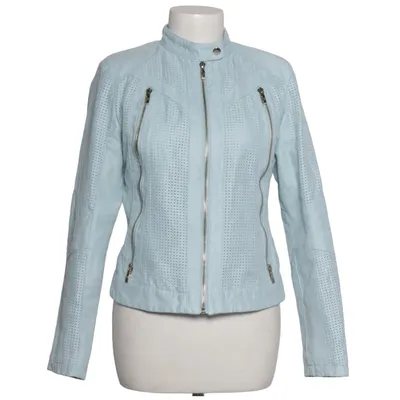 Bikerjack (Blauw) van Chic & Jeune Polyester
