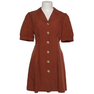 Dress (Brown) from Mixxo Elastane, Polyester