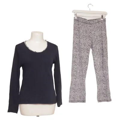 Pyjamas (Blå, Vit) från Queentex Bomull