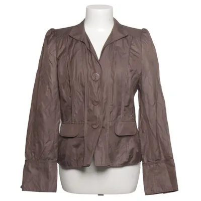Blazer (Marron) de Taifun Coton, Fibre métallique, Polyester