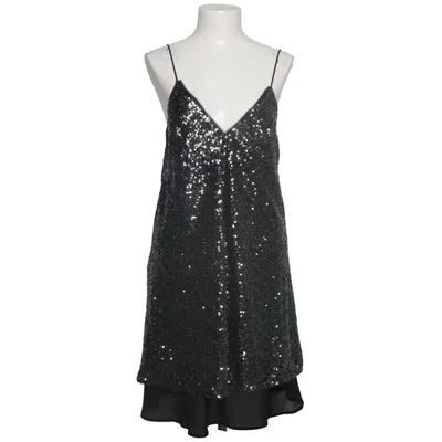 Cocktailklänning (Silverfärgad, Svart) från Zara W&B Collection Polyester