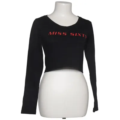 Langærmet t-shirt (Sort, Rød) fra Miss Sixty Bomuld