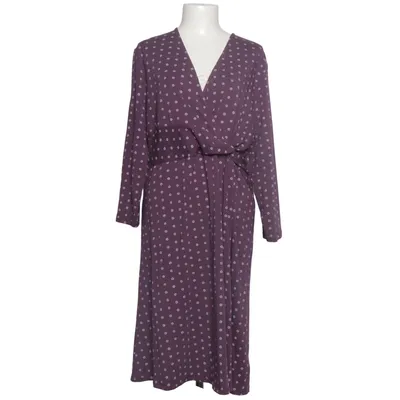 Dress (Purple, White) from Lands' End Cotton, Elastane, Modal