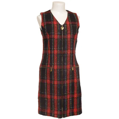 Jurk (Zwart, Rood, Meerkleurig) van Maggy Boutique Acryl, Polyamide, Polyester, Wol