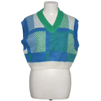 Pull sans manches (Bleu, Vert, Blanc, Multicolore) de CKS Acrylique, Mohair, Polyamide, Laine