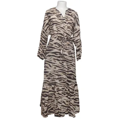 Maxikjole (Sort, Beige) fra H&M Polyamid, Polyester, Viscose