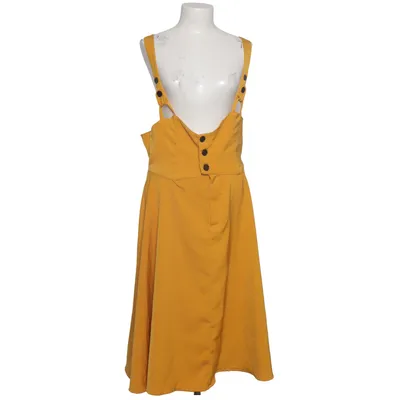 Robe salopette (Jaune) de Sugar Shock Élasthane, Polyester