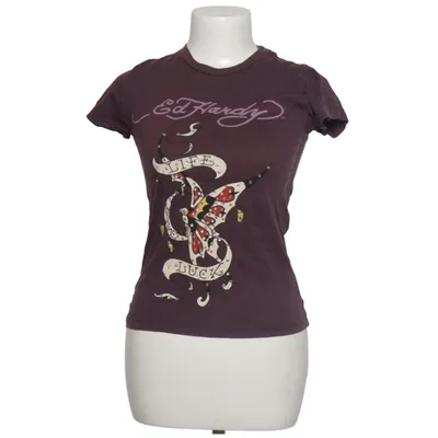 T-shirt (Violet) de Ed Hardy by Christian Audigier Coton
