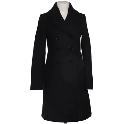Coat (Black) from Hallhuber Polyamide, Polyester, Wool