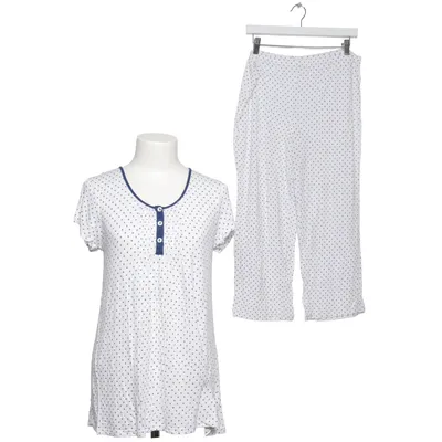 Pyjamas (Vit, Blå) från Ellen Tracy Elastan, Viskos