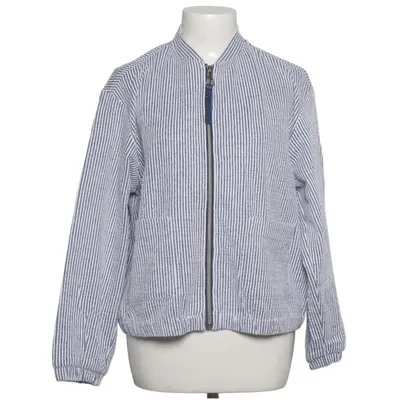 Jakke (Blå, Hvid) fra Olsen Bomuld, Elastan, Polyester