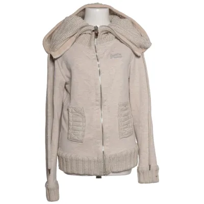 Huvtröja (Beige) från Superdry Akryl, Ull