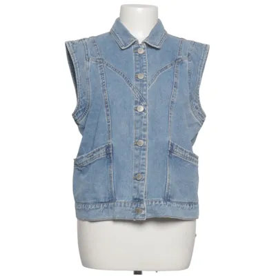 Spijker gilet (Blauw) van ONLY Katoen