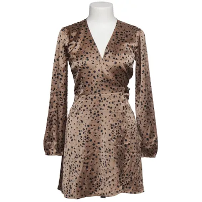 Wikkeljurk (Beige, Zwart) van Abercrombie & Fitch Polyester