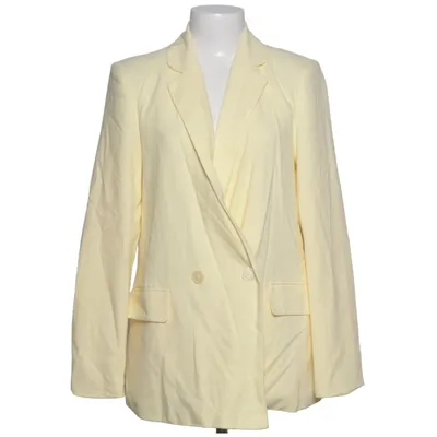Blazer (Yellow) from Amisu Linen, Polyester, Viscose
