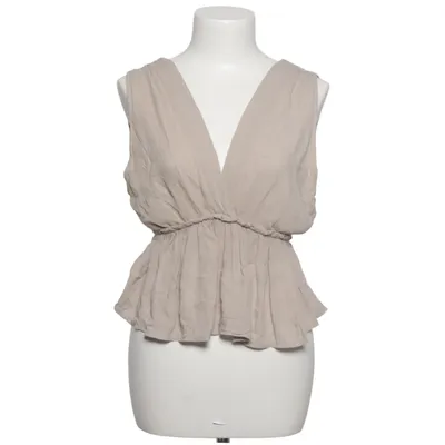 Peplumtopp (Beige) från Made in italy Viskos